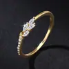 Anillos Dorados y Plateados de Moda y Versátiles, Anillos de Plata S925 para Mujer con Moissanita, Anillos para Mujer, Al por Mayor