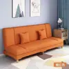 Sofá-cama dobrável de uso duplo pequeno para apartamentos pequenos, sofá de aluguel para preguiçosos, sofá simples de um lugar para sala de estar ou quarto, venda direta