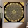Nuevo estilo chino Xizang Thangka redondo Zen pegatinas combinadas mural pasillo sala de estar sofá pared de fondo mural Tangka