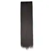 Peças de extensão de cabelo longas e resistentes com quatro presilhas peças de extensão de cabelo para figurino antigo peças de extensão de cabelo clip-in peças de extensão de cabelo de uma peça