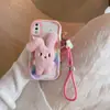 Adecuado para Vivoy93 Muñeco de Peluche S17 Funda de Teléfono Color Crema Cobertura Completa Y22S Muñeco Kuromi Borde Ondulado S16