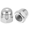 Porca de Acabamento em Aço Inoxidável 304 Porca de Acabamento Integrada Porca Decorativa Porca Esférica Galvanizada a Níquel M3 M5 M6