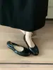 Chuyuji Sapatos Femininos Rasos de Bico Dividido com Laço e Bolinhas de Fundo Plano Macio Novos Sapatos de Balé Francês 2026