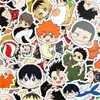 ¡140 Versión Q Haikyuu! Tarjetas Mini Diario Pegatinas. Pegatinas Decorativas Creativas para Diario DIY para Ventas Transfronterizas.