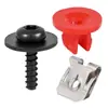 Adequado para Ford Lincoln protetor de cárter do motor protetor do chassi kit de grampo de parafuso T30 porca U