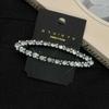 Grampo bb com Strass para Cabelo Quebrado Feminino Temperamento Artefato de Acabamento da Cabeça Prendedor de Cabelo Grampo para Franja Lateral Acessório de Cabeça
