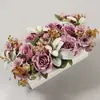Flores Artificiales para Bodas Transfronterizas, Flores de Bienvenida, Arreglos Florales de Mesa, Accesorios Decorativos, Adornos de Plantas en Maceta Decorativas para el Festival de la Cosecha de Acción de Gracias