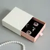 En Stock Caja de Embalaje para Cajón Impresa al por Mayor Caja para Joyería de Anillo, Pulsera, Perlas, Aretes, Collar, Pulsera, Accesorios, Caja de Regalo
