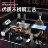 Suprimentos de Mesa de Aço Inoxidável Conjunto Completo Bar KTV Sala Privada Porta-Pratos de Frutas Prato de Frutas Cinzeiro Suporte para Microfone Itens Decorativos