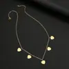 Europa e Estados Unidos transfronteiriço retro moda temperamento lantejoulas cadeia pescoço atacado simples Coringa estrela lua pingente colar mulheres