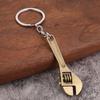 Mini chaveiro de ferramenta de simulação metal criativo chaveiro de chave inglesa chave de fenda martelo chaveiro de carro pequeno presente pingente