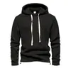 Sudadera con capucha para hombre de Amazon, estilo europeo y americano, jersey con cordón para otoño e invierno, top simple y versátil de forro polar de manga larga