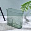 Caja de Almacenamiento de Escritorio Tanque de Peces Transparente Tanque Pequeño para Peces Dorados Paisajismo del Hogar Arreglo Floral Oficina Mini Tanque para Tortugas
