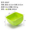 Kaibaiya A5 louça de melamina loja de hotpot self-service molho para mergulho tempero tigela diagonal balde de vegetais tigela de molho imitação de porcelana