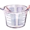 Taza medidora de vidrio con escala, asa y filtro, Taza de cocina resistente a altas temperaturas para hornear y batir huevos, Taza especial para calentar leche