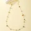 Estilo Coreano Elegante Moda Piedra Irregular Collar Mujer Estilo Francés Retro Celebridad de Internet Nuevo Cadena Clavícula Perla de Gama Alta