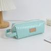Lápis de grande capacidade Bolsa Estilo japonês Simples Coração de meninas Papelaria Bolsa para alunos do ensino fundamental Caixa de lápis de papelaria simples de alto valor de cor