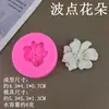 Molde de Silicone Flor Peônia Camélia Bolinhas para Bolo Mousse Chocolate Acessórios de Aroma Molde de Decoração