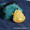 Pingente de Jade Branco de Ovelha Jade Azul Branco Grande Buda Guanyin Pingente de Polimento Feito à Mão para Homens e Mulheres Casal Jade Afegão