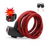 Candado Portátil para Bicicleta, Candado Antirrobo para Puerta, Candado de Combinación para Bicicleta de Montaña, Candado de Cable, Candado Específico para Bicicleta, Candado para Casco