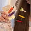Presilhas de cabelo divertidas de vegetais de desenho animado para crianças, presilhas laterais para franja e cabelos soltos, presilhas de jacaré fofas, acessórios de cabelo versáteis