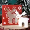Velas con temática navideña transfronterizas, árbol de Navidad, renos, velas en forma de copo de nieve, recuerdos navideños, venta al por mayor de fábrica