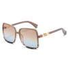Gafas de Sol Cuadradas con Montura de Mariposa Transfronterizas Nuevas 2026 para Mujer, Gafas de Sol de Montura Grande de Moda Europeas y Americanas de Gama Alta con Protección UV