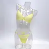 Conjunto de lencería sexy y picante de encaje transfronterizo para mujer con lazo, transparente, ultrafino, de tiro bajo, tanga sexy