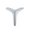 Pata Metálica Trigémino para Mueble de TV Pata para Mesa de Centro Pata de Sofá Pata de Mesa Pata de Gabinete Mesa de Café Mueble Pata de Hierro Almohadilla Elevadora