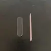 Set de manicura de lima de uñas pequeña desechable, material para uñas vestible, juego de herramientas de dos piezas de palito de manicura de madera, juego de herramientas de pulido