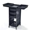 Carro caliente para teñir de barbería, estante para estilista de cabello, carro de bar, herramientas de peluquería, carrito de belleza, ventas directas de salón de belleza