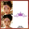 Pegatinas Faciales Brillantes de Año Nuevo Transfronterizas, Pegatinas para Cejas, Esquina del Ojo y Frente Estilo Antiguo Dunhuang, Pegatinas de Tatuaje Coloridas, Escenario de Disfraces Antiguos Hanfu