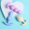 Brinquedos sexuais back court plug anal adereços suprimentos para adultos contas de puxar rabo plug anal tira anal dispositivo de masturbação feminina atacado