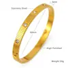 Pulsera de Acero de Titanio de Trébol de Cuatro Hojas para Mujer, Acero Inoxidable, Color Dorado, Números Romanos, Lujo Ligero Europeo y Americano, No se Desvanece, Venta al por Mayor Directa del Fabricante