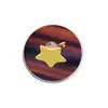Estrelas Pet Game Mercadoria Broche Insígnia de Metal Acessórios para Roupas Alfinete de Lapela Redondo Geométrico Fábrica Atacado