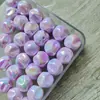 Caramelo Colorido Plateado Leche Acrílico Fig Agujero Recto Cuentas Sueltas Material para Abalorios Cuentas Sueltas Cadena de Teléfono Móvil Llavero