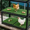 Producto de Exportación Más Vendido: Tapete de Césped para Gallinero, Tapete de Césped Artificial Verde para Nido de Gallina, Tapete Cálido, Alfombra de Césped Verde para Mascotas