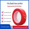 Fita nano acrílica dupla face adesiva transparente à prova d'água sem costura resistente a altas temperaturas dez mil vezes lavada TikTok fita dupla face mágica