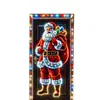 Nova Capa de Porta de Natal Transfronteiriça Papai Noel Feliz Natal Decoração Arranjo Bandeira Bandeira Suspensa Externa