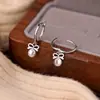 Brincos de Pérola em Forma de Laço para Mulheres, Design de Nicho Acessível e Fashionável, Brincos Versáteis Estilo Doce Ins