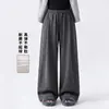 Pantalones forrados de polar para niñas, ropa exterior de invierno, pantalones glutinosos, nuevo estilo 2026, pantalones casuales para niños, para niñas mayores, pantalones de pierna ancha de otoño e invierno