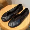 Sapatos Rasos Simples de Pele de Ovelha Versão Alta de Guangzhou para Mulheres Sapatilhas Slip-on Solado Macio Confortáveis Não Cansam os Pés
