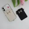 Suporte de Cartão Deslizante de Alta Qualidade Ins Novo 2025 Ultra Fino Pequeno Padrão Lichia Capa para Cartão H Porta-Identidade Capa de Celular Bolsa