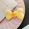 Presilha de Cabelo de Osso de Pelúcia Fofa Desenho Animado Sanrio Presilha de Cabelo Infantil Kuromi Presilha Lateral My Melody Acessório de Cabelo