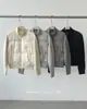 Tg Ropa Casual de Oficina Spliced de Lana Ropa Superior con Plumón para Mujer 2025 Invierno Nuevo Blanco Plumón de Pato Caliente Top 25883