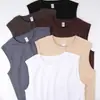 Camiseta sin mangas deportiva de verano de algodón puro pesado de 230 g de estilo retro japonés, color sólido, versátil, para fitness, unisex