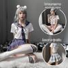 Sexo lingerie noite sexy japonês xadrez saia pura tentação estudante jk estudante plissado saia uniforme conjunto