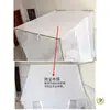 Mosquitero doméstico tradicional de una puerta con poste en forma de flor de ciruelo, engrosado y reforzado, con parte superior a prueba de polvo 1.35m m1.8 modelo antiguo