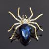 Broche Corsage Animal Araña Moda Diamante Hebilla Bufanda de Seda Broche Joyería Cristal Accesorios Elegantes Pin Decorativo