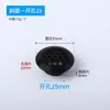 Rejilla de ventilación de gas redonda de 50 mm para puertas de gabinetes de cocina con orificios de ventilación, malla de disipación de calor y ventilación, cubierta decorativa para zapatero